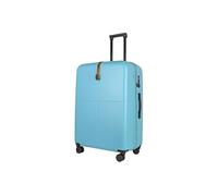 JLY Large Suitcase Expandable Hard Shell Luggage, Lightweight Check-in Spinner Case with TSA Lock, Covestro Polycarbonate, Silent Wheels, Waterproof Pockets - Aqua Blue