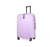 JLY Large Suitcase Expandable Hard Shell Luggage, Lightweight Check-in Spinner Case with TSA Lock, Covestro Polycarbonate, Silent Wheels, Waterproof Pockets - Dreamy Lilac