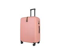 JLY Large Suitcase Expandable Hard Shell Luggage, Lightweight Check-in Spinner Case with TSA Lock, Covestro Polycarbonate, Silent Wheels, Waterproof Pockets - Blush Peach