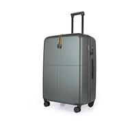 JLY Large Suitcase Expandable Hard Shell Luggage, Lightweight Check-in Spinner Case with TSA Lock, Covestro Polycarbonate, Silent Wheels, Waterproof Pockets - Trench Teal