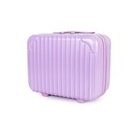 JLY Lightweight 3-Piece Luggage Set: Cabin, Medium & Large Suitcases with TSA Lock, Cupholder, Wet/Dry Divider, Durable PC+ABS Hard Shell (Mauve Lilac, Vanity Case)