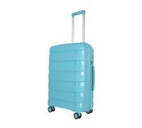 JLY Lightweight Polypropylene Luggage Set - 3 Sizes for Every Journey | Spinner Wheels, TSA Lock, Shock-Resistant Shell (Oxford Blue, Medium (66.5cm))