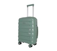 JLY Lightweight Polypropylene Luggage Set - 3 Sizes for Every Journey | Spinner Wheels, TSA Lock, Shock-Resistant Shell (Hunter Green, Small (55cm))
