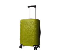 JLY Luggage Signature Carry On Suitcase, Hardshell Durable ABS+PC, Travel Case for Any Kinds of Trips, Zipper Closing with TSA Lock, with 4 Ultra-Quiet Spinner Wheels. (Avocado Green, S (57cm 35.2L)