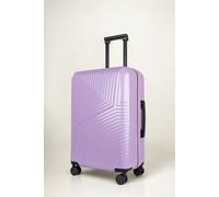 JLY Medium Suitcase 24' Inch Hard Shell Checked Luggage - Lightweight, Durable with Built-in Cupholder, TSA Lock, Dual Spinner Wheels in Lilac JLY Lilac Medium