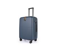 JLY Medium Suitcase Check in Expandable Hard Shell Luggage with 4 Spinner Wheels, TSA Lock, Covestro Polycarbonate, Wet/Dry Pockets, Lightweight Travel Bag - Aegean Blue