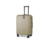 JLY Medium Suitcase Check in Expandable Hard Shell Luggage with 4 Spinner Wheels, TSA Lock, Covestro Polycarbonate, Wet/Dry Pockets, Lightweight Travel Bag - Olive Green