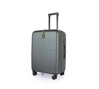 JLY Medium Suitcase Check in Expandable Hard Shell Luggage with 4 Spinner Wheels, TSA Lock, Covestro Polycarbonate, Wet/Dry Pockets, Lightweight Travel Bag - Trench Teal