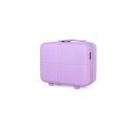 JLY Premium Black Suitcase Set 100% German Bayer Polycarbonate Superior Organisation TSA Security Lock Ultra-Quiet Wheels (1 Piece, Dreamy Lilac, Vanity Case)