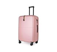 JLY Premium Black Suitcase Set 100% German Bayer Polycarbonate Superior Organisation TSA Security Lock Ultra-Quiet Wheels (1 Piece, Rose Pink, L (77.5cm))