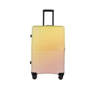 JLY Suitcase, 24-inch, Premium Lightweight, Carry-on Hand Luggage, Durable ABS+PC Hardshell, Zipper Closing with TSA Lock, 4 Spinner Wheels, Sunset Yellow, Medium, Travel Case for Any Kinds of Trips.