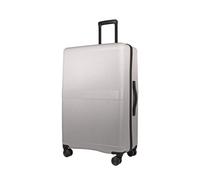 JLY Suitcase, 28-inch, Premium Lightweight, Carry-on Hand Luggage, Durable ABS+PC Hardshell, Zipper Closing with TSA Lock, 4 Spinner Wheels, Gradient White, Large, Travel Case for Any Kinds of Trips.