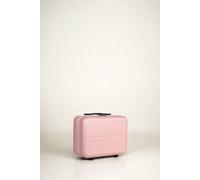 JLY Travel Makeup Case Lightweight Waterproof PC Shell Organizer in Baby Pink | Size: Mini Cabin JLY Baby Pink Mini Cabin