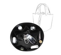 JLYZ Moon Fits for Picotin 18 Bag Insert, Premium Silk Purse Organizer Insert, Smooth Touch & Lightweight， Luxury Handbag Organizer with Gift Box Fits For Hermes(PC18,Black)