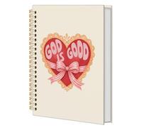 JLZ A5 Spiral Bible Prayer Journal Study Notebook For Women God Is Good