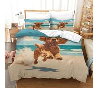 JLZBXCUER Irish Setter Duvet Cover Sets 3 PCS Hotel Quality Quilt Cover Bedding Sets Bed Covers with Pillowcases with Zipper Closure Hypoallergenic Soft Breathable Microfiber Single（140x200cm）