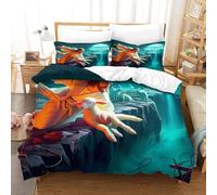 JLZBXCUER Jesus - Religion Duvet Cover Set 3 PCS Hotel Quality Quilt Cover Bedding Set Bed Covers with Pillowcases with Zipper Closure Breathable Stylish Comforter Single（140x200cm）