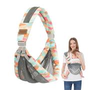 JM Baby Carrier, Baby Carrier Newborn from Birth, Adjustable Toddler Carrier on the Side,Ergonomic Child Carrier, Carrying Strap Baby, Babies from 0 to 36 Months, Toddlers up to 15 kg (Geometry A)