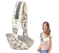 JM Baby Carrier, Baby Carrier Newborn from Birth, Adjustable Toddler Carrier Sideway, Ergonomic Child Carrier, Carrying Strap Baby, Babies from 0 to 36 Months, Toddlers up to 15 kg (Camouflage B)