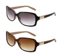 JM Classic Bifocal Reading Sunglasses Square Stylish Gradient Sunglasses Readers for Women +3.0 Black+Tortoise