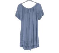 JM CLOTHING Women's Casual Short Sleeve Dresses Crew Neck Ladies Ruffle Frill Off one Shoulder Bardot Beach Tops Wiggly Fashion