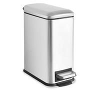 JM ·YIPENG Bathroom Bin, 5L Pedal Bin with Soft Close Lids, Small Bin with Removable Inner Bucket,Slim Bins for Bathroom,Bedroom and Office