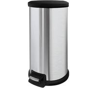 JM ·YIPENG Kitchen Bin,40L Pedal Bin with Soft Close Lid, Round Bin with Inner Ring Bag Holder,Rubbish Bins for Kitchen,Office