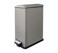 JM ·YIPENG Kitchen Bin,45L Pedal Bin with Soft Close Lid, Slim Kitchen Bin with Removable Inner Bucket for Home, Slim Bins for Kitchen, Dining Room and Office,Grey