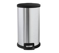 JM ·YIPENG Kitchen Bins,40L Pedal Bin with Soft Close Lid, Round Bin with Inner Ring Bag Holder,40 Liter Waste Bins for Kitchen and Office