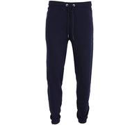 JMA Trading Men's Open Hem Jog Pants Plain Jogging Bottoms Fleece Pants Sports Trousers Jogging Bottoms Plus Size Small to 2XL (Navy, Small)
