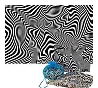 JMbeauuuty Difficult Jigsaw Puzzles Age 14+ for Adults Hard Puzzles 1000 Pieces Impossible Challenging White and Black Jigsaw for Home Decoration - Zebra Patterns 70x50cm