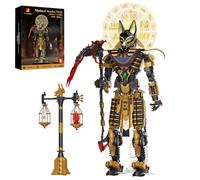 JMBricklayer Anubis Mythical Building Set for Adults, Ancient Egyptian God Display Figure Model Kits, Large Collectible Egypt Mech Statue Home Office Decor, Height 66cm, Toy Gifts for Mythology Lovers
