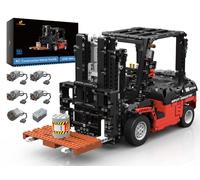 JMBricklayer Forklift Building Block Kit - 1:10 MOC Forklift RC Construction Machinery Building Block Truck Set, Model Brick Toys, Gift Toys for Teens Age 14+/Adults and Block Collectors(2044 Pieces)
