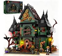 JMBricklayer Haunted House Building Set Horror Architecture with 4 Figures