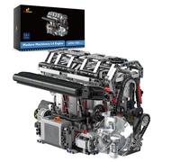 JMBricklayer L4 Engine Building Block Sets for Adults, Electric Technic Engine Kits with Motor, STEM Scale Model Engine Building Kit Toys for Adult, Ideal Gifts for Adult Men, Kids Aged 14+(1787PCS)