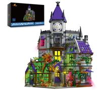 JMBricklayer Medieval Model Building Set for Adults, Haunted House Construction Toy with LED Lights, Mystery Mansion Collectible Home Office Decor, Challenge Stem Gift for Teens 14+, 4190Pcs