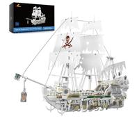 JMBricklayer Pirate Ship Building Sets for Adult 40115, Styx Ghost Ship Toy Big Pirate Ship Model Construction Set to Build, Room Office Decor Toy Gift for Teens Collections Enthusiasts (3769 PCS)