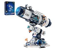 JMBricklayer Space Telescope Building Sets with Lights, Planet Station Building Toys for Adults, 70009 Science Space Exploration Telescope Hobby Model Gift for Teens Kids 8+ (995PCS)