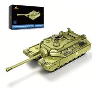 JMBricklayer Tank Building Model Set Adults, Large WW2 Military T28 Heavy Armor Battle Tank Brick Kit, Display War Vehicle Decor Construction Toy Gift for Men, History Collectors, Fans