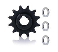 JMCHstore 420 12T Sprocket & Spacer kit with 5/8 Inch Bore for 20 30 Torque Converter CVT for Coleman KT196 CT200U BT200X CT200UEX Mini Bike Go Kart (#40 41 420 Chain 12T)