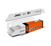 JMD 10-Piece S922EF Reciprocating Saw Blades Metal 18TPI Reciprocating Saw Blade Set for Cutting Metal 150mm BIM Sabre Saw Blades Compatible with Bosch Dewalt Makita etc