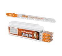 JMD 30-Piece T101D Wood Jigsaw Blades 100mm 6TPI Jig Saw Blades Set for Wood Plastic Cutting