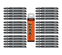 JMD 30-Piece T119B Jigsaw Blades Wood 12TPI Jig Saw Blades for Wood 92mm Jigsaw Blade Set Compatible with Bosch Dewalt Makita