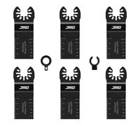 JMD 6-Pack Multitool Saw Blades Multi Tool Blades Kit Quick Release Shank