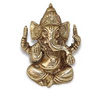 JMD Handcrafted, Metal, Golden, 2.5" Der Ganesha