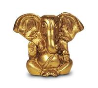 JMD Handcrafted Trilok Ganesh, Brass, Gold, 2" Modern