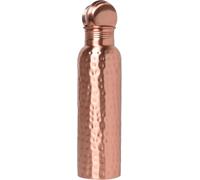 JMD INTERNATIONAL 100% Pure Hammered Copper Travel Water Bottle - Ayurvedic Health Benefits