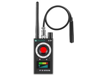 JMDHKK K18+ Hidden Camera Detector, Spy Camera Finder, Bug Detector, Magnetic Field Detector, Listening Device Detector - Privacy Protection Tool for Home, Office, Hotel, and Travel Security(Black)