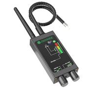 JMDHKK M8000 Hidden Camera Detector, Camera Finder,Bug Detector, Magnetic Tracker Detector, Portable Privacy Protection Device for Travel, Hotels, Vehicles, Offices, and Fitting Rooms (Black)