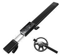JMEST LEAD Smart Steering Wheel Lock with 5 Unlocking Methods (IC Card/Fingerprint/Password/Key/NFC),Rechargeable Anti-Theft Car Device with Car Alarm, Window Breaker,Universal Fit for Most Vehicles